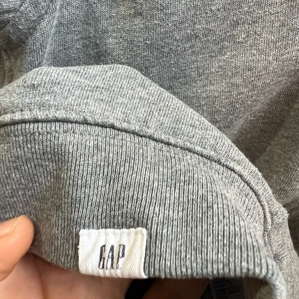 Boys Gap grey‎ quarter zip up sweater size M